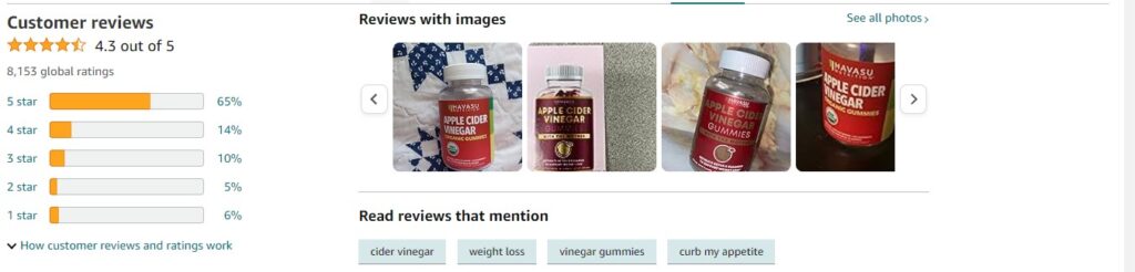 review of apple cider vinegar