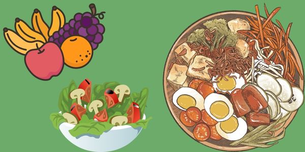 Healthy food for losing belly fat