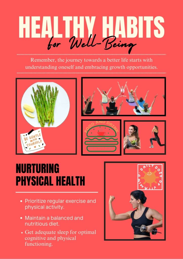 Good habits make us healthy.