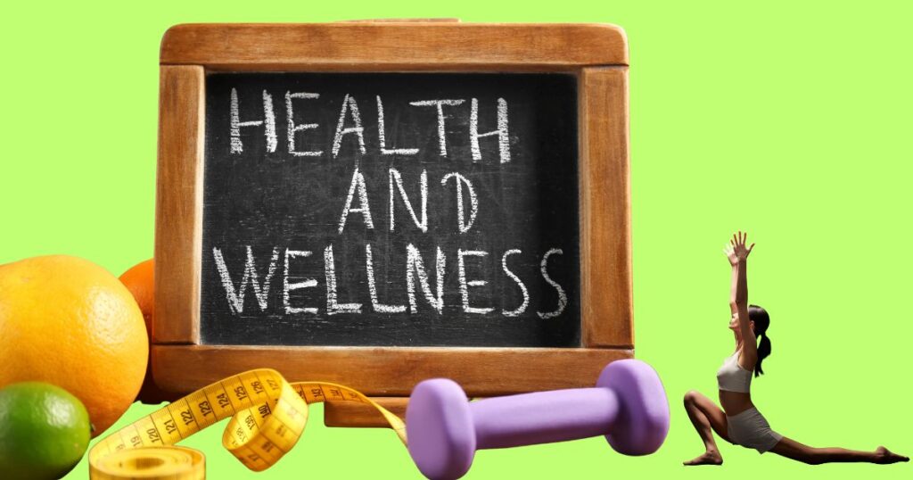 Three sides of health explained through the wellness triangle illustration